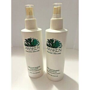 New Set‎ of 2 AWAKEN Vitalizing Skin Care SKIN SOFTENING SOLUTION 8fl oz Spray